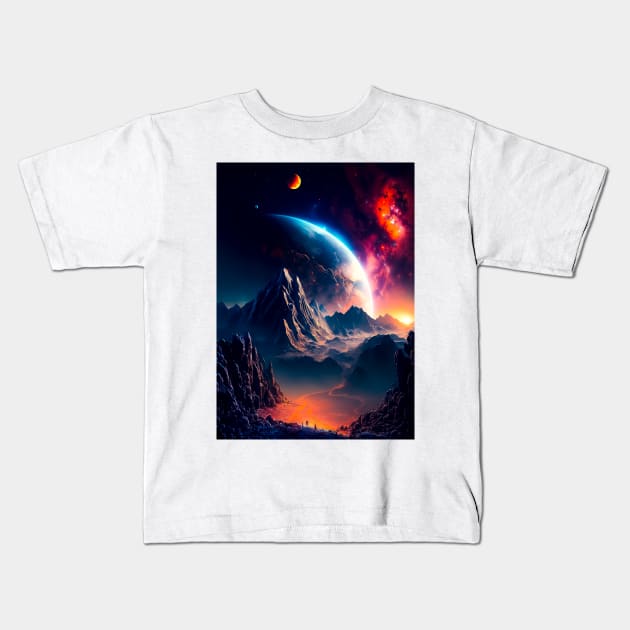 Sky Destroyed Kids T-Shirt by James Garcia